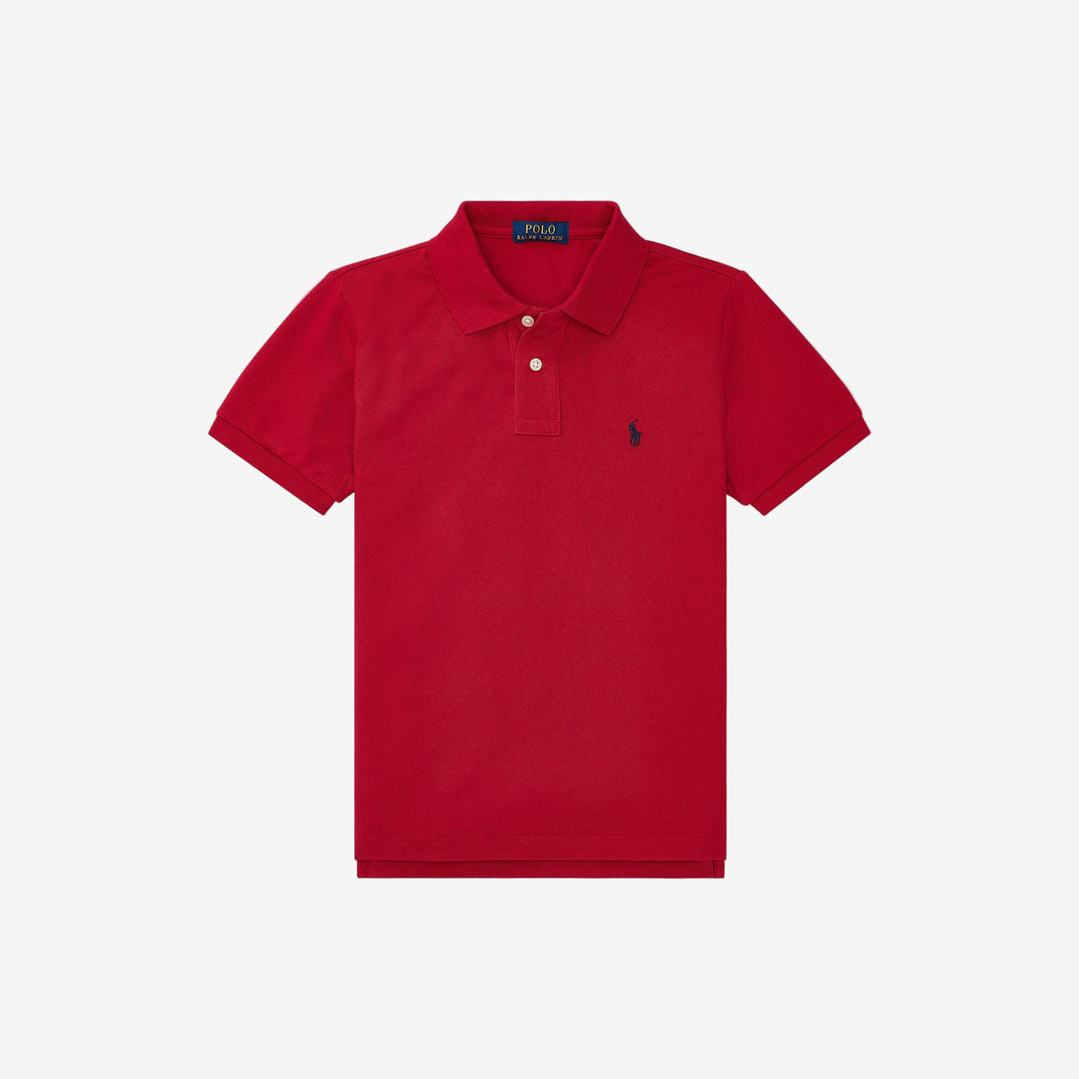 Boys Red Iconic Polo Shirt