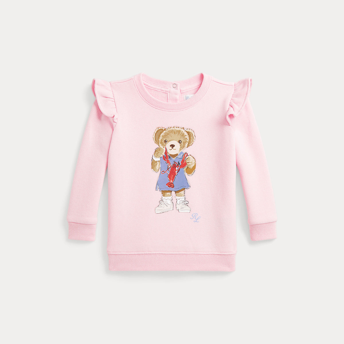 Large Bear Logo Fleeceback Sweatshirt