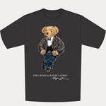 Ralph Lauren Boys Black Bear T-Shirt - front view