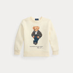 Boys Cream Bear Knit Sweatshirt