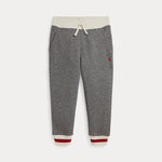 Grey Knit Banded Joggers