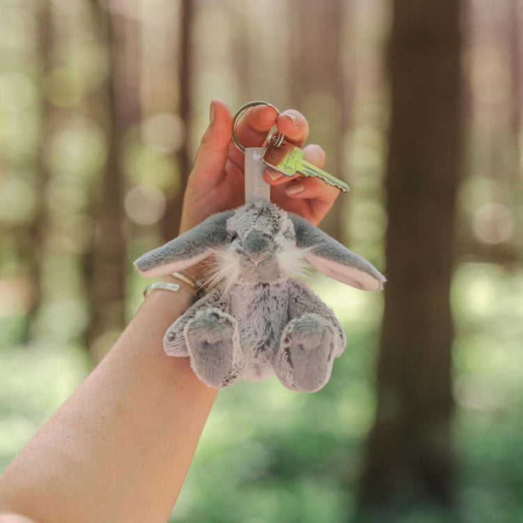 Rabbit Plush Keyring