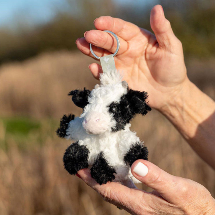 Cow Plush Keyring