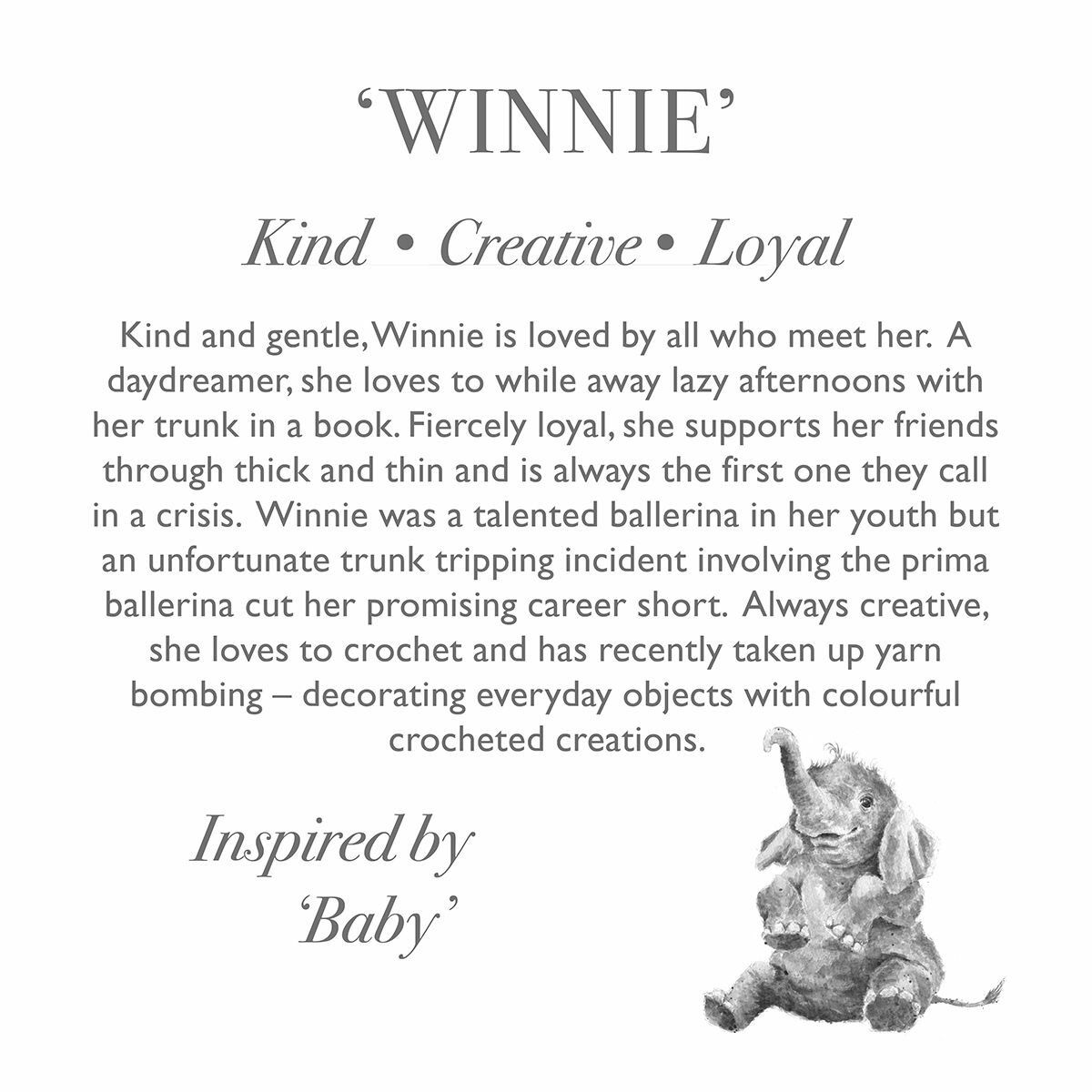Wrendale Designs Elephant Medium Plush | Casa Childrenswear